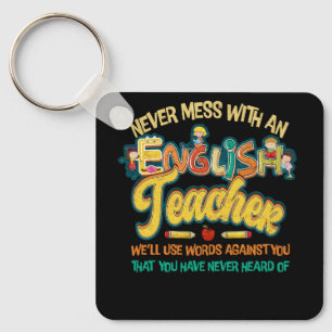 Chaveiro Nunca Mete Com Um Professor Inglês Engraçado Gramá
