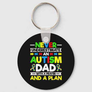 Chaveiro Nunca Subestimar Um Pai Autismo - Autismo Awarene
