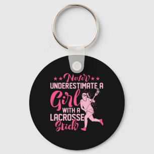 Chaveiro Nunca Subestime Uma Garota Com Um Pau De Lacrosse