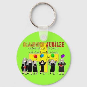 Chaveiro Nuns Diamond Jubilee 75 anos de serviço