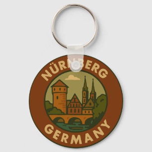 Chaveiro Nuremberg Alemanha Cidade Arte