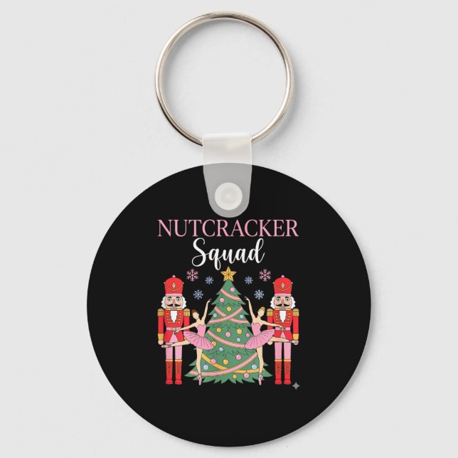 Chaveiro Nutcracker Ballet Christmas Ballerina Nk Dance Squ (Frente)