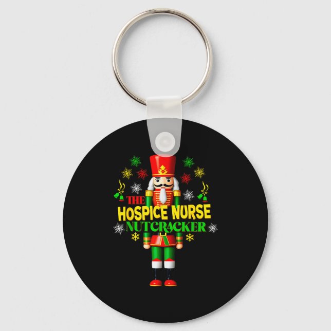 Chaveiro Nutcracker Hosce Nurse Festive Christmas Holiday S (Frente)