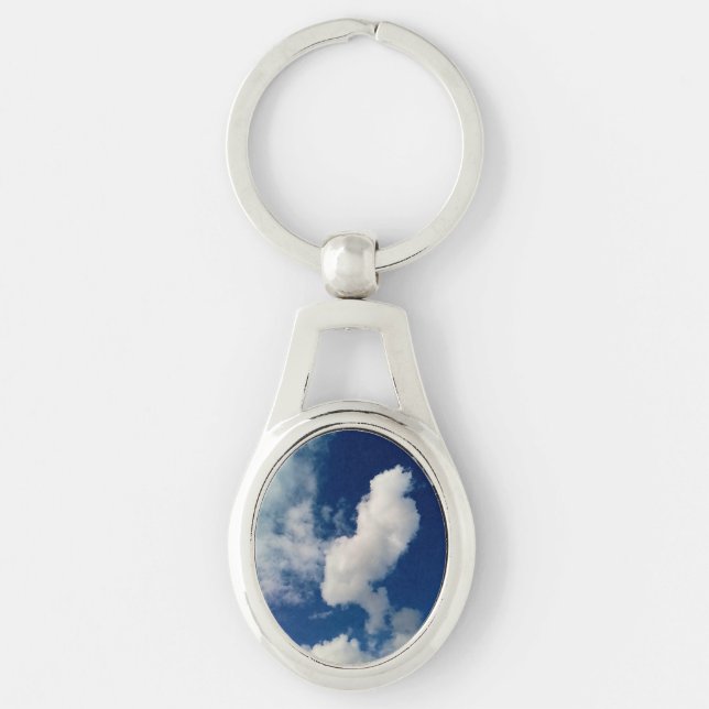 Chaveiro Nuvem horizontal (Frente)