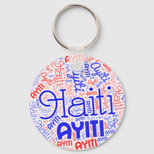 Chaveiro Nuvem Word Haiti Ayiti