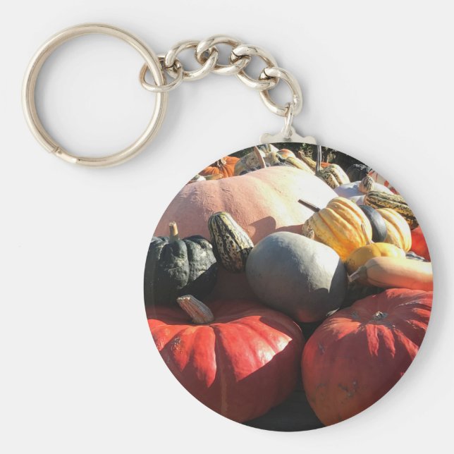 Chaveiro Nuvens de outono e Abóbora (Frente)