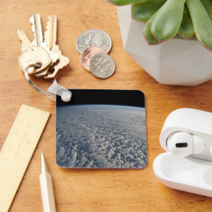 Chaveiro Nuvens De Stratocumulus Acima Do Oceano Pacífico.