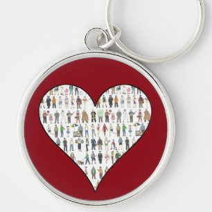 Chaveiro NYC Nova Iorque Red Heart