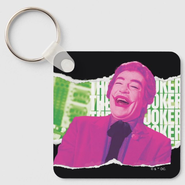 Chaveiro O Álbum de Recortes do Coringa Rindo (Frente)
