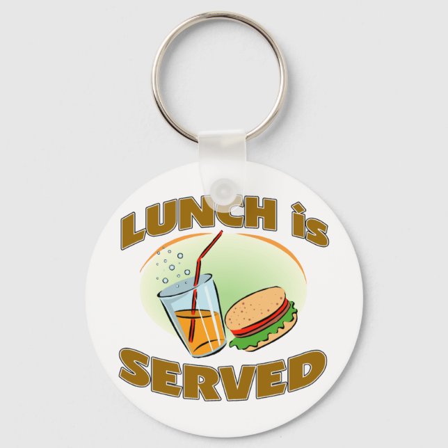 Chaveiro O Almoço É Servido (Frente)