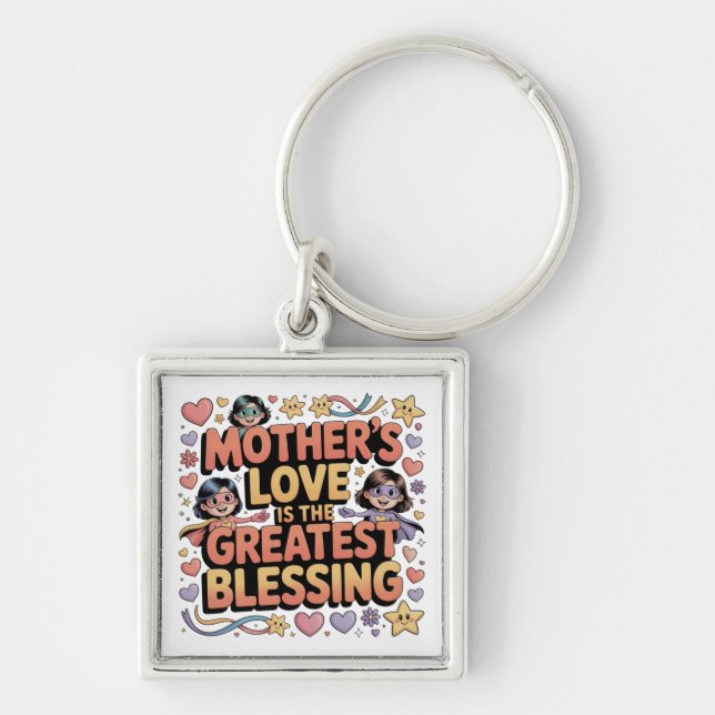 Chaveiro O Amor de uma Mãe É a Maior Benção (Frente)