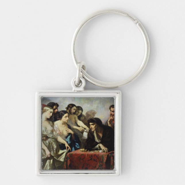 Chaveiro O amor do ouro, 1844 (Frente)