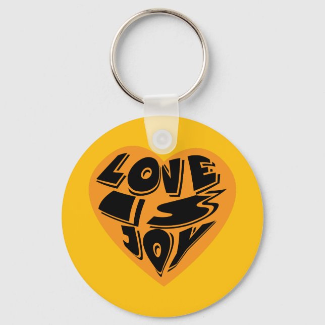 Chaveiro O amor é alegria (Frente)
