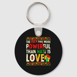 Chaveiro O amor é mais poderoso do que o ódio mês da histór