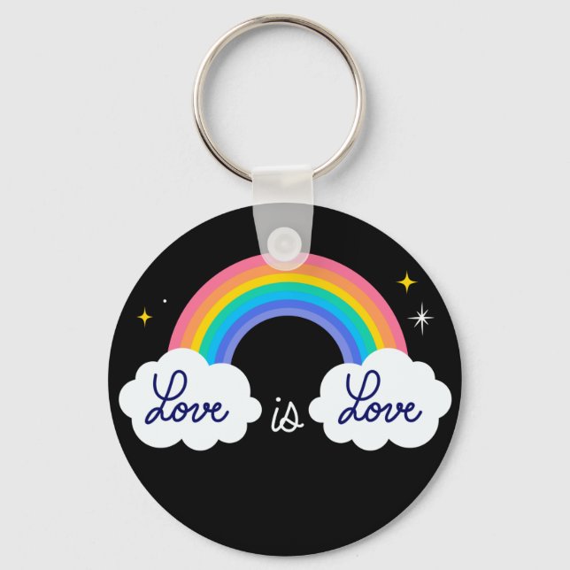 Chaveiro O amor é o amor. LGBT+orgulho. Arco (Frente)
