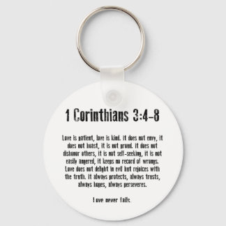 Chaveiro O amor é paciente