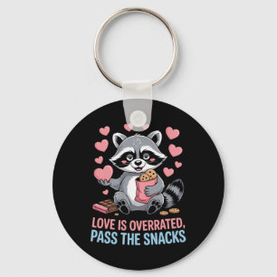 Chaveiro O Amor é Superestimado P Os Snacks Divertidos Anti