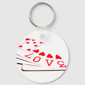 Chaveiro O amor está nas cartas