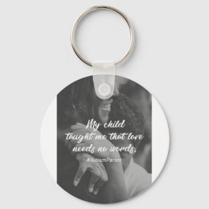 Chaveiro O Amor Não Precisa De Palavras Que Apoiem O Autism