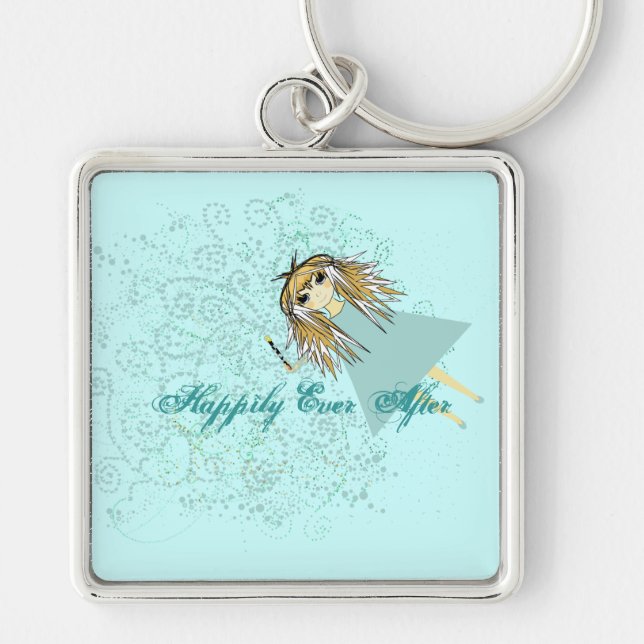 Chaveiro O amor nos dá um Casamento Fada (Frente)