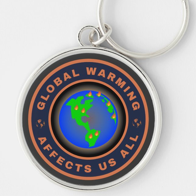 Chaveiro O aquecimento global afeta todos nós (Frente)