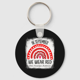 Chaveiro O Arco-Íris Em Setembro Veste Aneurismo Do Cérebro