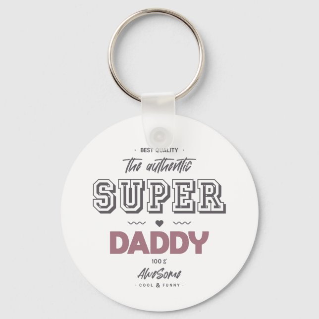 Chaveiro O autêntico pai (Frente)