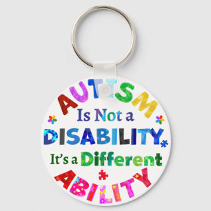 Chaveiro O AUTISM não é uma deficiência