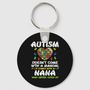 Chaveiro O Autismo Não Vem Com Manual Nana Consciência Gran