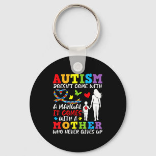 Chaveiro O Autismo Não Vem Com Um Manual Mãe Nunca Desiste