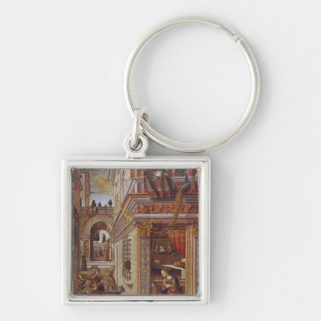 Chaveiro O aviso com St. Emidius, 1486 (Frente)