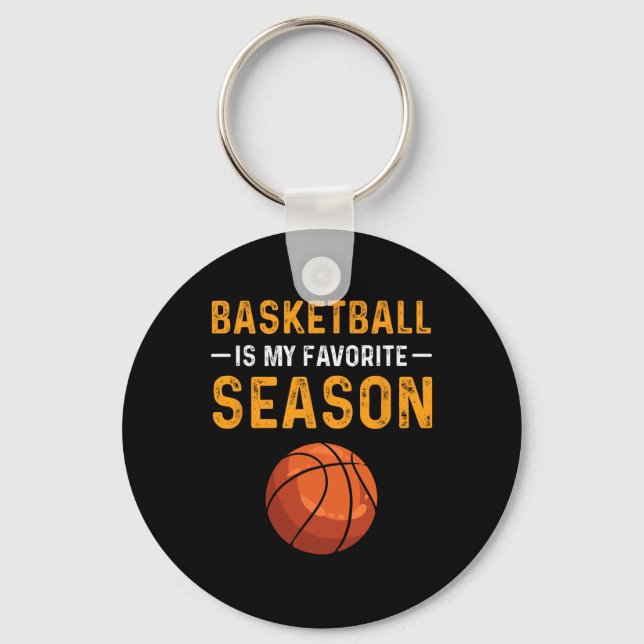 Chaveiro O Basquete É A Minha Época Favorita (Frente)