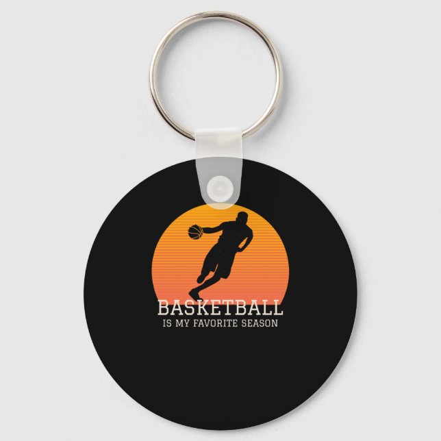 Chaveiro O Basquete É A Minha Época Favorita. (Frente)