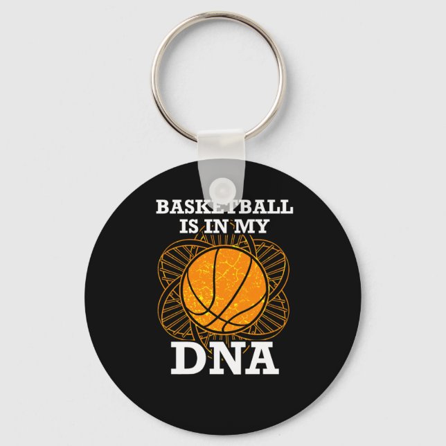 Chaveiro O Basquete Está No Meu Dna (Frente)