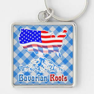 Chaveiro O Bavarian americano enraíza o Keyring