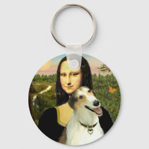 Chaveiro O Borzoi da Mona Lisa