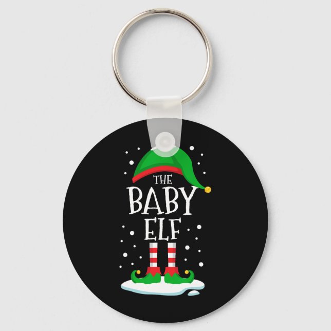 Chaveiro O Byby Elf Feliz Natal Família Combinando  (Frente)