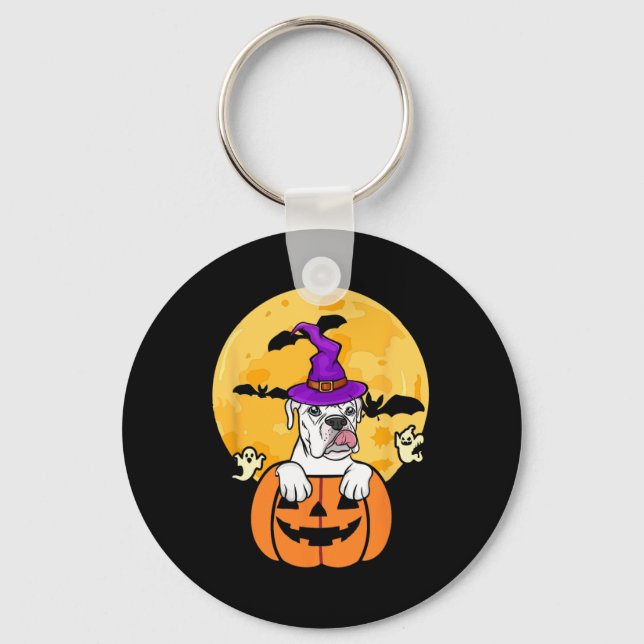 Chaveiro O Cachorro-Branco Cachorro-Bruxa Fora do Dia das B (Frente)