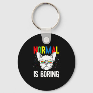 Chaveiro O Cachorro do Cachorro Francês é um Autismo Chato