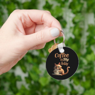 Chaveiro O Café é Meu Hobby: Uma Mistura de Paixão e Cafeín