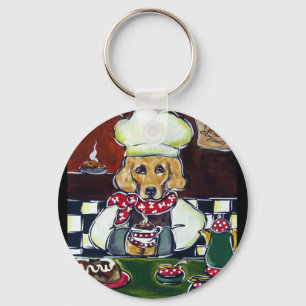Chaveiro O Café Golden Retriever