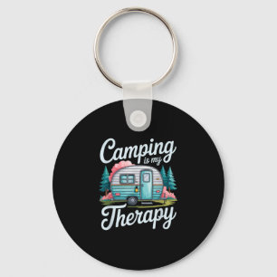 Chaveiro O camping é a minha terapia campista de aventuras