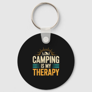 Chaveiro O camping é minha terapia