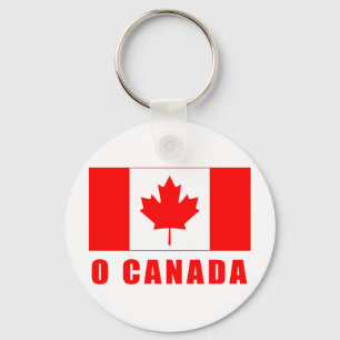 Chaveiro O CANADÁ com Camisetas de Sinalizador Canadianos