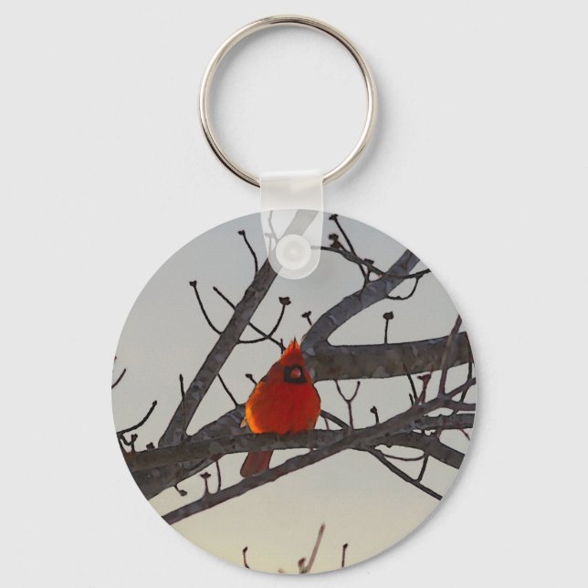 Chaveiro O Cardeal De Manhã (Frente)