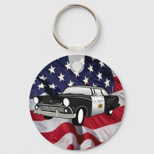 Chaveiro O carro da polícia dos Estados Unidos da América