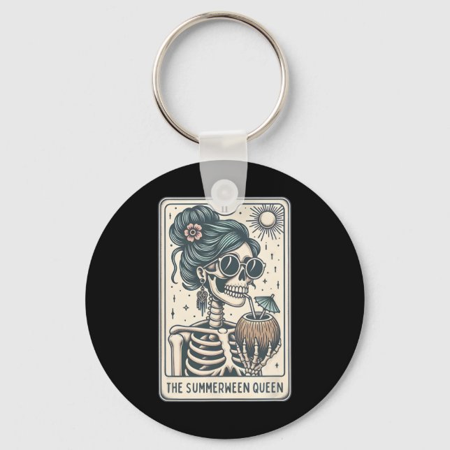 Chaveiro O Cartão Queen Tarot Summerbetween (Frente)