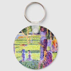 Chaveiro O Casal de Georges Seurat, Vintage Pointillism