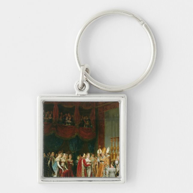 Chaveiro O casamento de Napoleon mim e Marie (Frente)