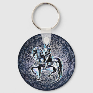 Chaveiro O Cavaleiro do Escudo Medieval
